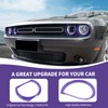 RAZPOY Headlight Lamp Cover for Challenger Accessories, Front Headlight Cover