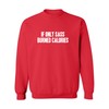 zerogravitee If Only Sass Burned Calories Crewneck Sweatshirt in Red