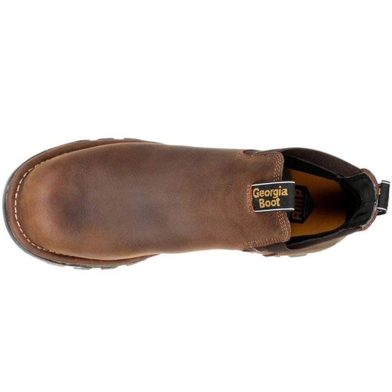 Georgia Boot Eagle One Steel Toe Waterproof Chelsea Work Boot