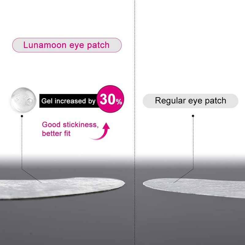 Lunamoon Eye Pads for Eyelash Extension Eyelash Pads Dyeing Eyelash