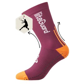 liiteGuard Pro-Tech LG Running Compression Socks for Men and Women, Compression Stockings, Sports, Running, Football, Anti-Blister, Summer Running Socks, Compression Socks Women Men, bordeaux