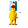 Vibrant Life Playful Buddy Yellow Chicken Dog Toy, Chew Level
