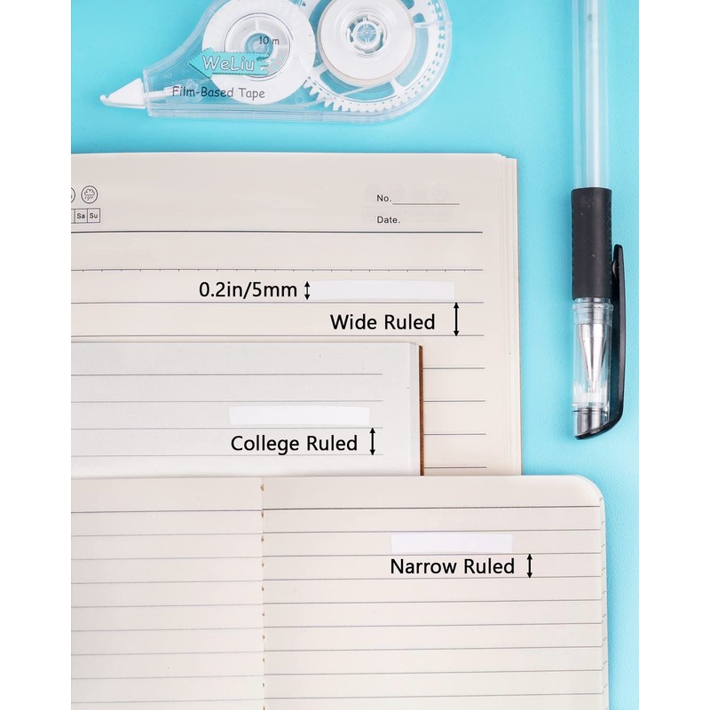 WeLiu Correction Tape,White,16 Count