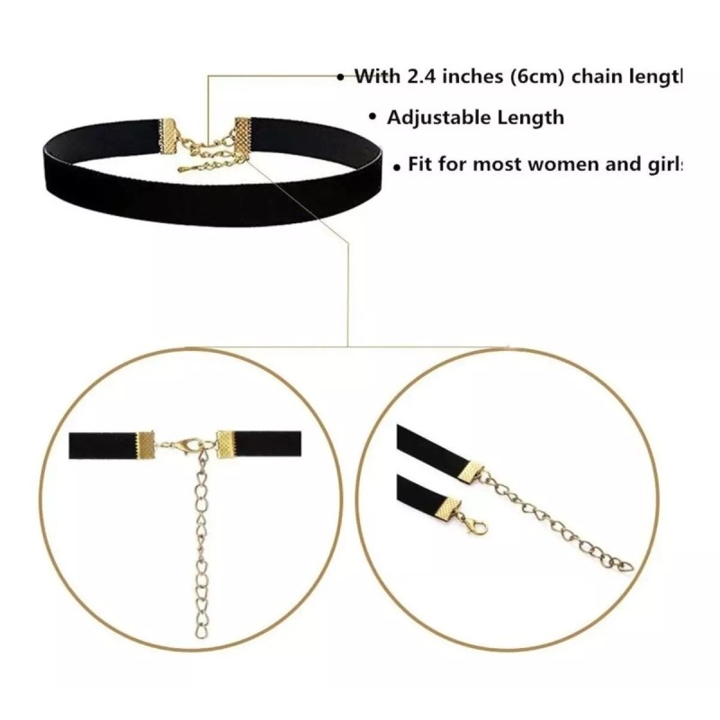Dolores 15pcs Collar Choker Gargantilla Moda Joyería Mujer Cadenas