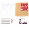 Drum Lampshade Making Kit Twin Pack - Use with Pendant