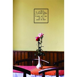 Unique Home Wall Stickers I You A Bushel and A Peck and A Hug Around The Neck Decal Décor for Bedroom Living Room Nursery - Size: 30 in x 30 in