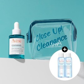 [Dead Skin/Sebum] Avene Cleanance AHA Serum 30ml Promotion (+Pouch + Hydrance Essence-in-Lotion 25ml*2) / 아벤느 클리낭스 A.H.A 세럼 30ml 기획 (+파우치+이드랑스 에센스인로션 25ml*2)