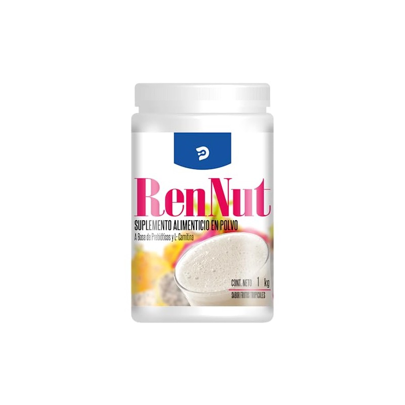 RENNUT, alto contenido de nutrientes esenciales, calorías y prebióticos. FRUTAS