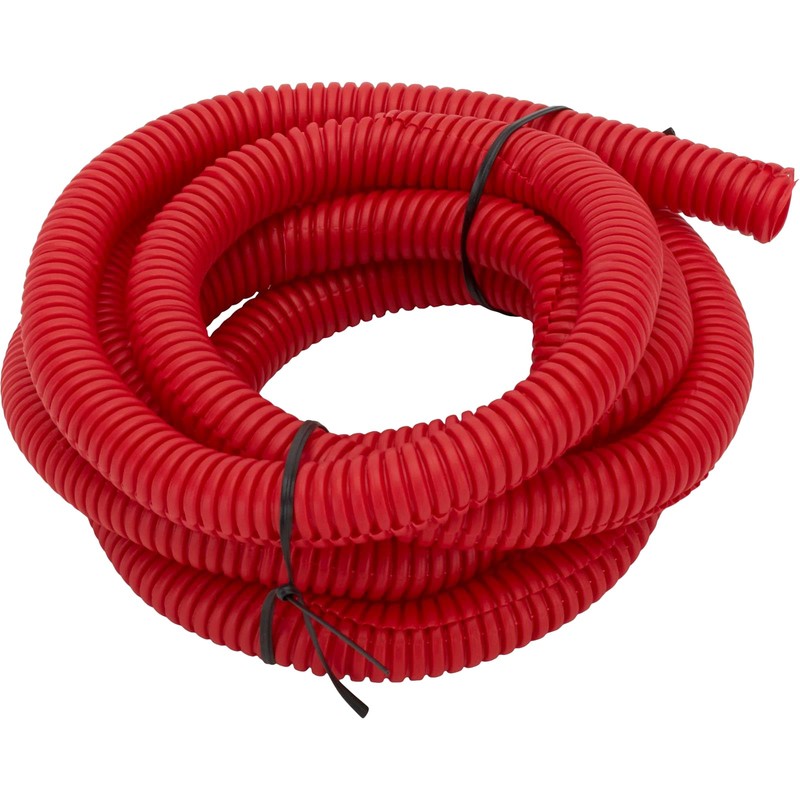 Split Wire Loom Conduit Tubing, 1/2 Inch Diameter, 8 Ft.