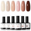 modelones- "Set de esmaltes de uñas en gel Modelones Nude,