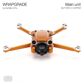 WRAPGRADE Skin Compatible with DJI Mini 3 Pro (BUTTERFLY COPPER)