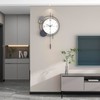JTWALCLOCK Decorative Modern Wall Clock for Living Room Decor Non