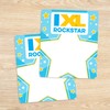 IXL 24 Rockstar Badges, Gold Star Stickers for Kids Awards,