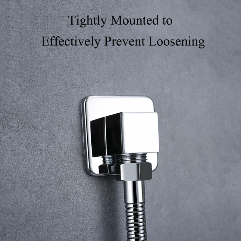 Square Hand Shower Wall Connection Elbow Brass Angle Connector Shower