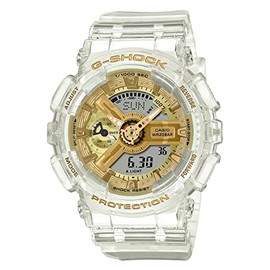 Casio GMA-S110SG-7AJF Women's Wristwatch, Clear Skeleton, Limited Model: Clear/Gold, Bracelet Type
