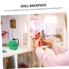 Vaguelly Backpacks Decor Micro Scene Ornaments Simulation Doll Backpack Miniature
