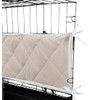 Apricot Dog Crate Training Pads - Tail Protector Bumpers, 48"X32"X10"