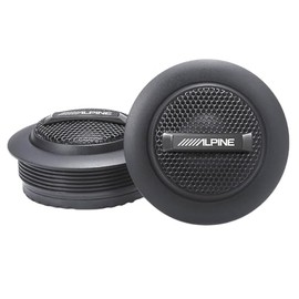 Alpine S-S10TW S-Series 1" Silk Dome Tweeter Set