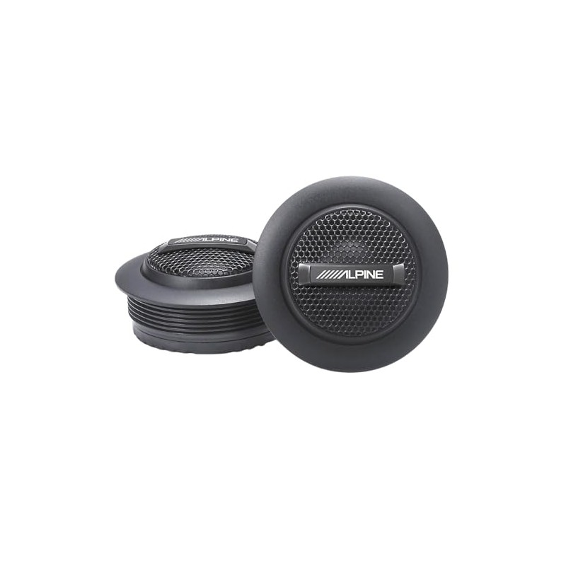 Alpine S-S10TW S-Series 1" Silk Dome Tweeter Set