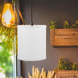 UKCOCO Small Lamp Shades: 5" Top x 5" Bottom x 6" High Small Lamp Shade Cylinder Fabric Lampshade Replacement for Floor Lamps Bedside Lamp Table Lamp,E14 Base