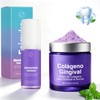 Polvo Morado Blanqueador Dental, Cuida las Encías, Refresca el Aliento