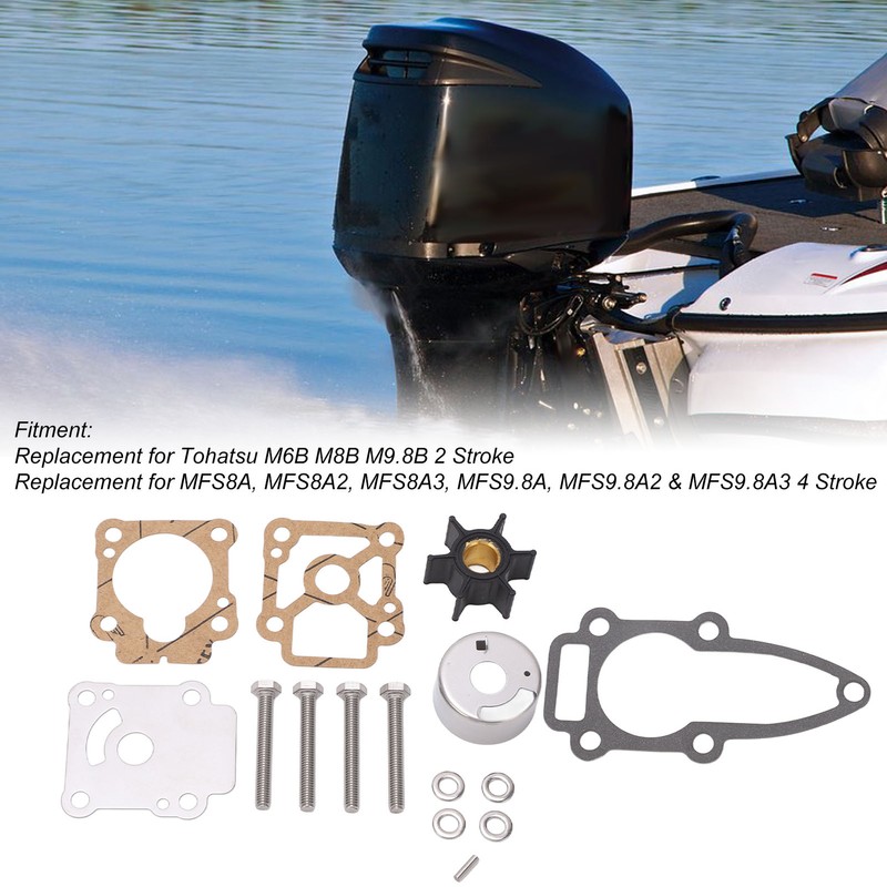 Water Pump Repair Kit 361‑87322‑0 Impeller Rebuild Set Replacement for
