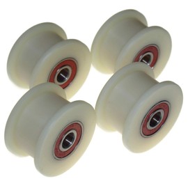 Nylon Belt Tensioner 60 mm Diameter 25 mm Groove 12 mm Bearing Exact in the EU (60-25-12) Pack of 4