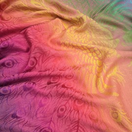 GFM® Silky Feel Rainbow Pashmina Style Scarf -Light Pink - (PCK3-HLGLB-A1)