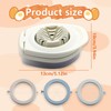 Vlecexs Egg Slicer, Stainless Steel Egg Slicer, 3 in 1