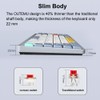 iBlancod Wireless Mechanical Keyboard 84 Keys 2.4G+BT5.0+Type-C 3 Connections 75%