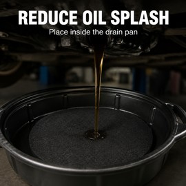 15-Inch Polyester Oil Drain Splash Pad for Automotive Oil Changes