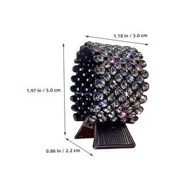 TOVINANNA 3pcs Rhinestone Hair Clips for Women Elegant Jaw Clips for High Ponytails for Thick Hair Non-damaging Accessories