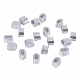 0.16 inch (4 mm) Wire Sleeve W Half Sleeve W 0.2 inch (4 mm) Sleeve Double 0.2 inch (4 mm) Sleeve W/ 0.2 inch (4 mm) Wire Caulking Sleeves (50 Pieces)