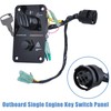 704-82570-08-00 Single Engine Key Switch Panel by Wadoy Compatible with