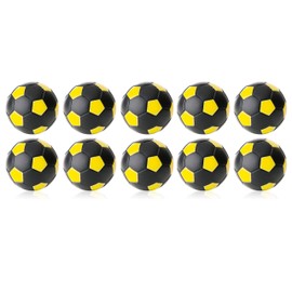 Winspeed Kicker Ball by Robertson 35 mm Set of 10 (Black/Yellow)