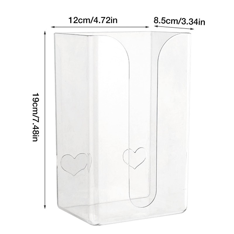 Facial Tissue Box Holder for Wall,Rectangular Wall Tissues Box Holder