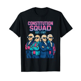 Constitution Day Shirt Retro Squad Est 1787 Patriotic Style T-Shirt
