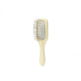 Mane Ready or Knot Mini Detangling Hair Brush - Anti-Static Hair Brush with Durable Metal Bristles for a Gentle Scalp Massage - Smooths Hair for a Frizz-Free Finish