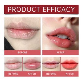 2 Stück Lip Lightening Feuchtigkeitsspendende Lippenbalsam für Lippenpeeling, Lippenmaske Repariert Trockene, Schälende Lippenmaske, Feuchtigkeitsspendende Lippenmaske Aufhellung von Lippenfältchen