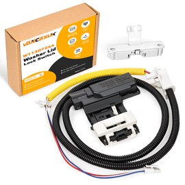 Washer Lid Lock Switch by Vancasuk(3-Wire) W11307244 W10682535 Fit for Whirlpool Maytag Amana Kenmore，Washing Machine Door Latch Assembly Replaces PS12704713 AP6832601 4920959 (W11307244+W10837741)