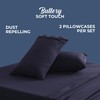 Dreamaker Superfine Washed Microfiber King Pillowcase Super Soft Microfibre All