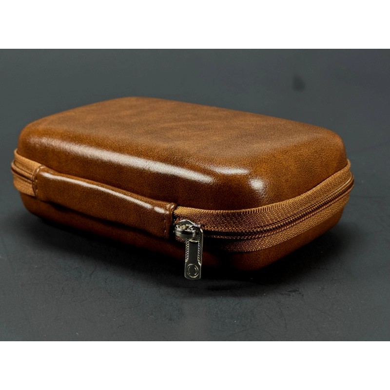 DISHI Protective Leather Zippered Travel Storage Case for Merkur Safety