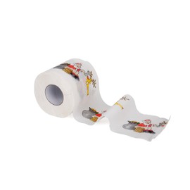 SummitLink 3 Rolls of Merry Christmas Santa Claus Toilet Paper Tissue Napkin Prank Fun Birthday Party Novelty Gift Idea