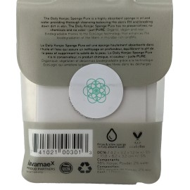 Daily Concepts Konjac Root Sponge - 100% Pure Natural Skin Cleanser New