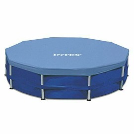 Intex 15' Round Pool Cover for Metal Frame Above Ground Swimming Pools - 28032E