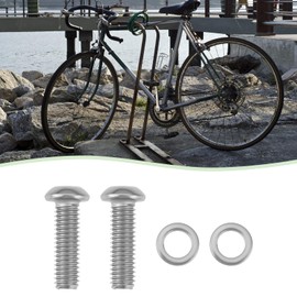 The Lord of the Tools Set of 8 Bicycle Brake Post Bolts M6x20mm Bolts with M6x10x2mm Washer, 304 Stainless Steel Bicycle V Brake Boss Mounting Bolts Replacement Part Cantilever Bolts