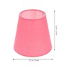 HEMOTON Lamp Shades Ceiling Table Lamp Shade Pink Cloth Ceiling