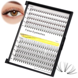 Vayator 10+12mm Mixed 12+14mm Mixed Tray Mink Eyelash Extension Natural 3D Russian Volume Faux Eyelashes Individual 20D Cluster Lashes Makeup (10D-14+16mm Mixed)