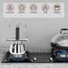 DITOSH 2 Cup Dual Pipe Moka Pot Stainless Steel Stovetop
