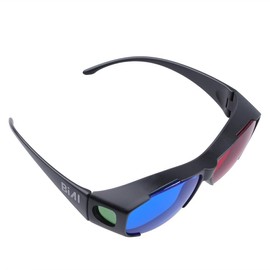 BIAL Red-blue 3D Glasses/Cyan Anaglyph Simple style 3D Glasses 3D movie game-Extra Upgrade Style